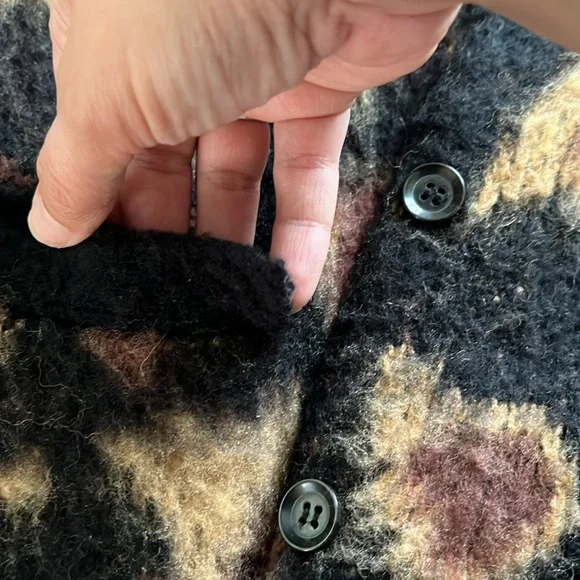 Free people animal print cardigan - Picture 7 of 8